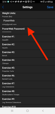 PowerLifter Credentials